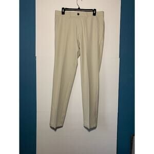 Hagger H26 Dress Slacks Bone Color Size 33x30 Men's